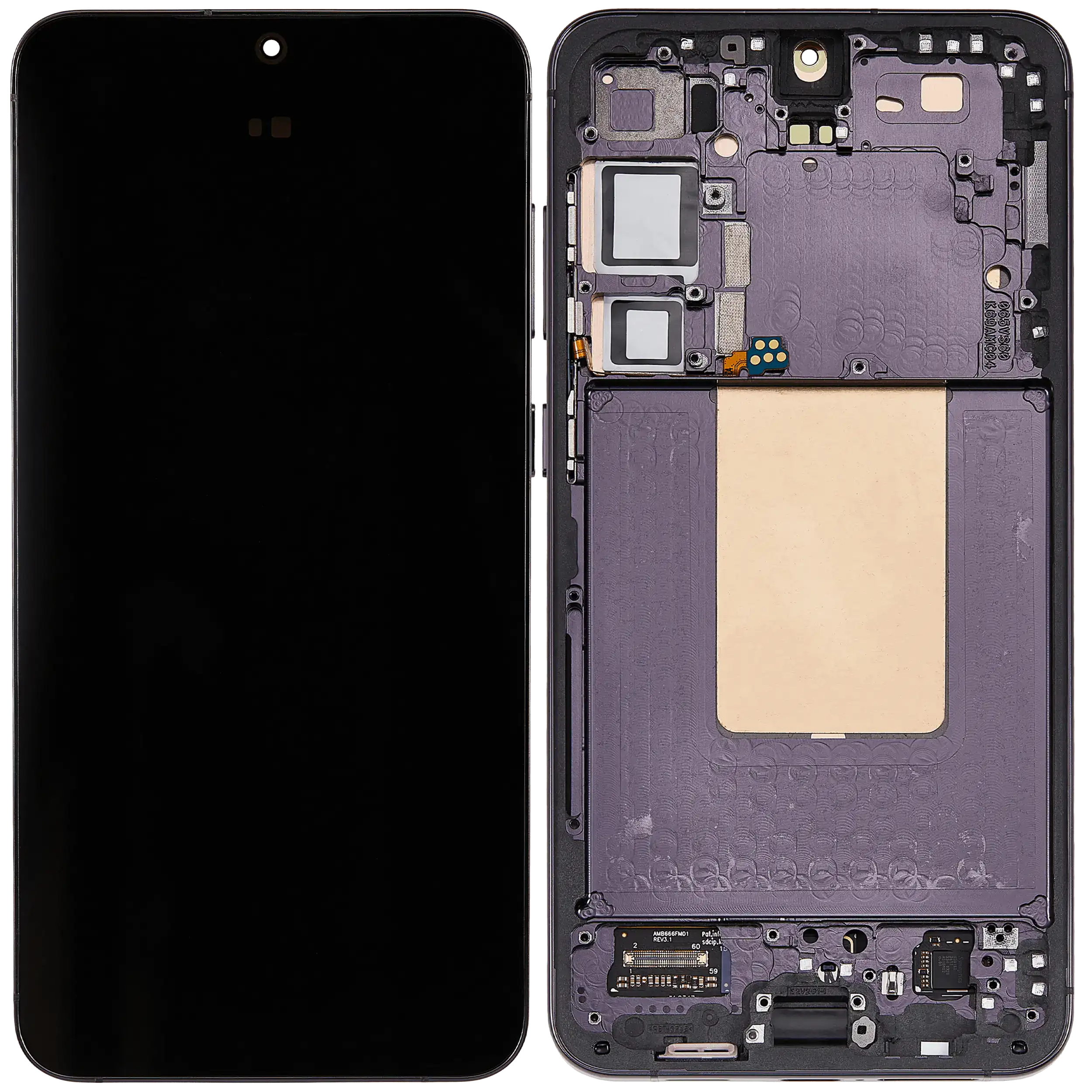 Pantalla Original Service Pack Samsung Galaxy S24 Plus 5G con MARCO